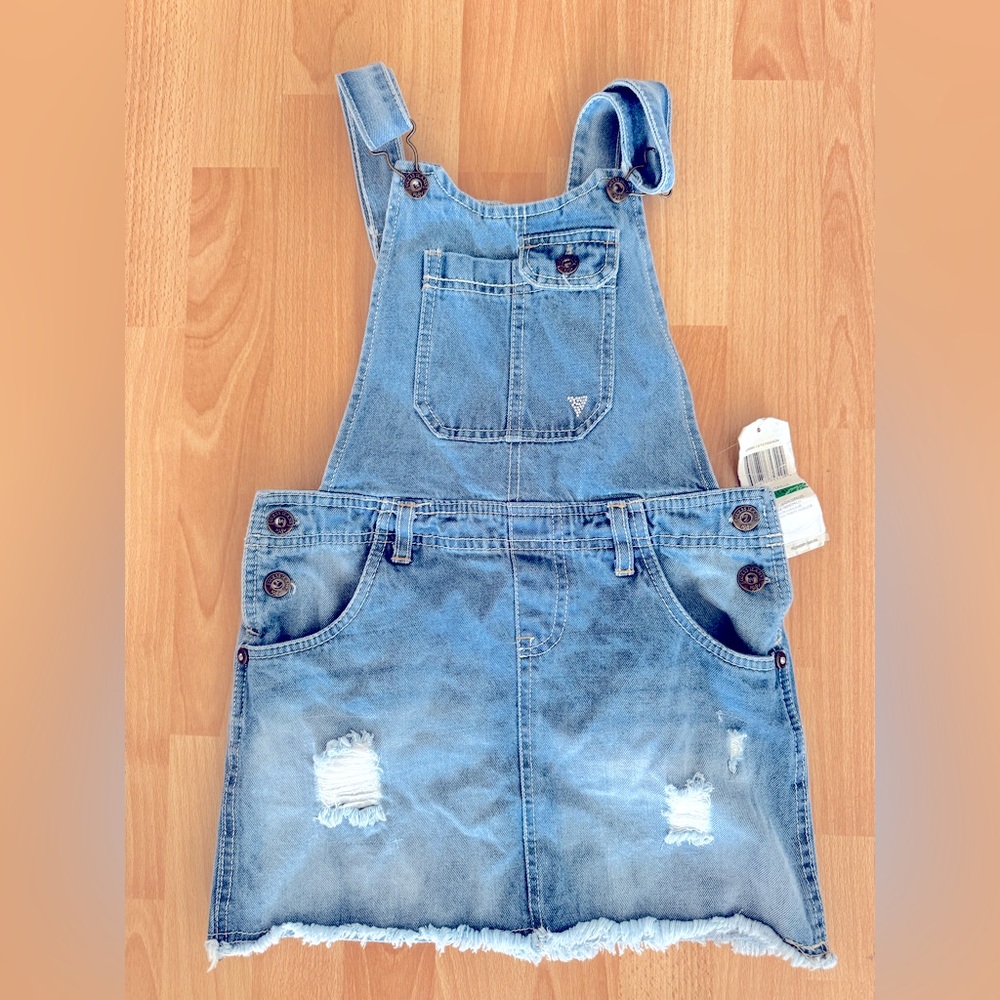 Guess Denim Medstone colour Blue Kids Overalls size 14 new